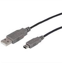Foto van Scanpart usb kabel 2.0 a(m)-b mini(m) 1,5m accessoire