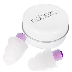 Foto van Noizezz - purple mild - one size fits all gehoorbescherming met een demping tot 17 db - paars - oordoppen -1 paar