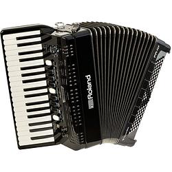 Foto van Roland fr-4x-bk v-accordion pianoklavier zwart
