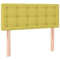 Foto van The living store hoofdbord classic - hoofdborden - 90 x 5 x 78/88 cm - groen