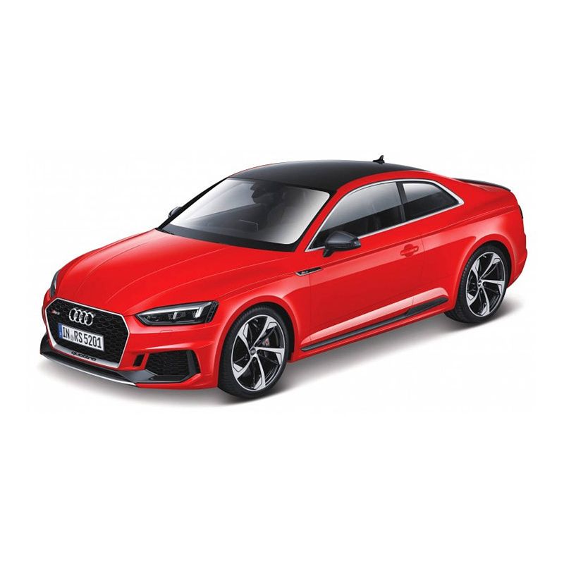 Foto van Modelauto audi rs5 coupe rood schaal 1:24/19 x 8 x 5 cm - speelgoed auto's