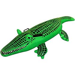Foto van Opblaasbare krokodil 150 cm groen - opblaasspeelgoed