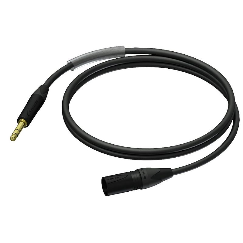 Foto van Procab pra724 prime xlr male - jack male stereo 3 meter