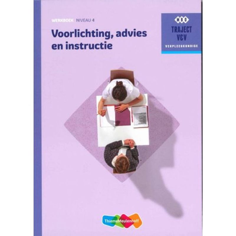 Foto van Voorlichting, advies en instructie / werkboek /