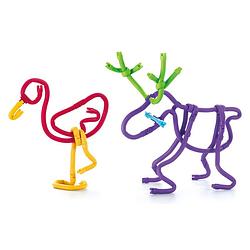 Foto van Spaghetteez knutselpakket 3d clic toys junior 70-delig
