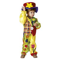 Foto van Boland verkleedpak cookie clown junior multicolor maat 92-104