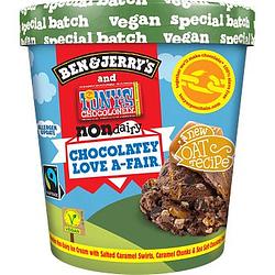 Foto van Ben & jerry'ss ijs nondairy chocolatey loveafair 465ml bij jumbo