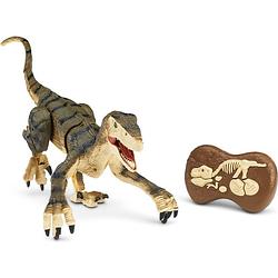 Foto van Red5 - speelgoed dinosaurus rc - afstand bestuurbare raptor - met licht- en geluidseffecten