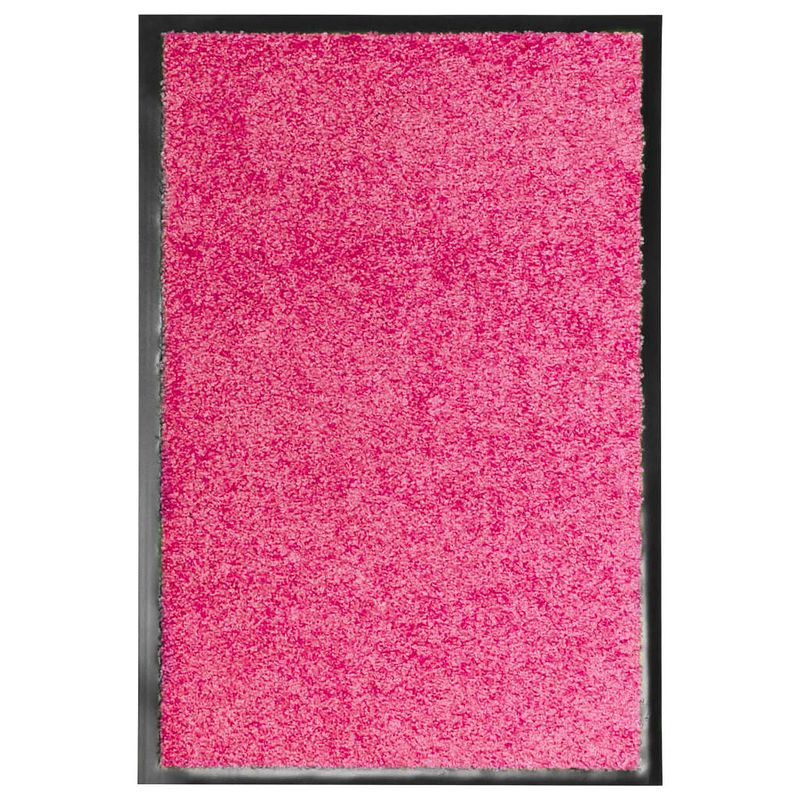 Foto van Vidaxl deurmat wasbaar 40x60 cm roze