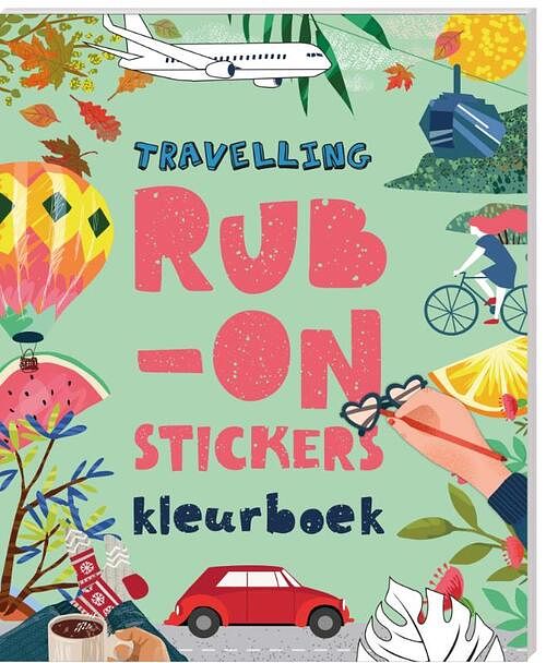 Foto van Rub-on-stickers kleurboeken - travelling - interstat - paperback (9789464322712)