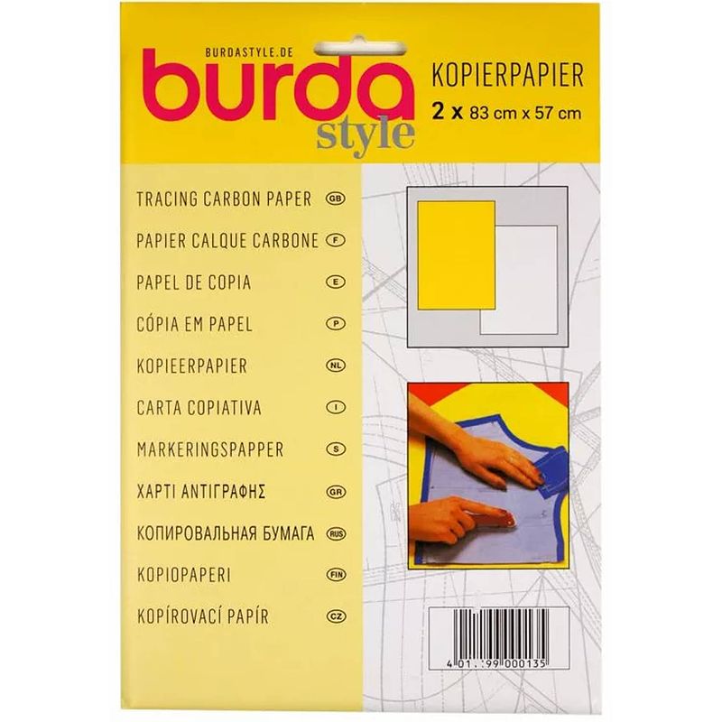 Foto van Burda kopieerpapier wit-geel