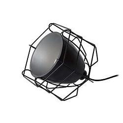 Foto van Lucide tafellamp grid - zwart - leen bakker