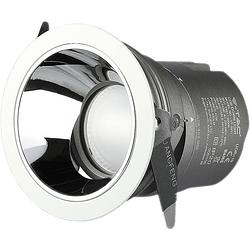 Foto van V-tac plafondspot vt-2911 led 10w 3000k 650lm rond grijs/wit