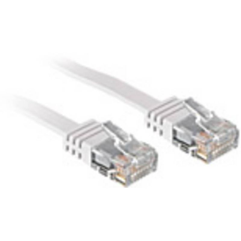 Foto van Lindy 47501 rj45 netwerkkabel, patchkabel cat 6 u/utp 1.00 m wit 1 stuk(s)