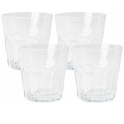 Foto van Waterglas sapglas - tumbler - 8 x 8 cm - 200ml - 4 stuks