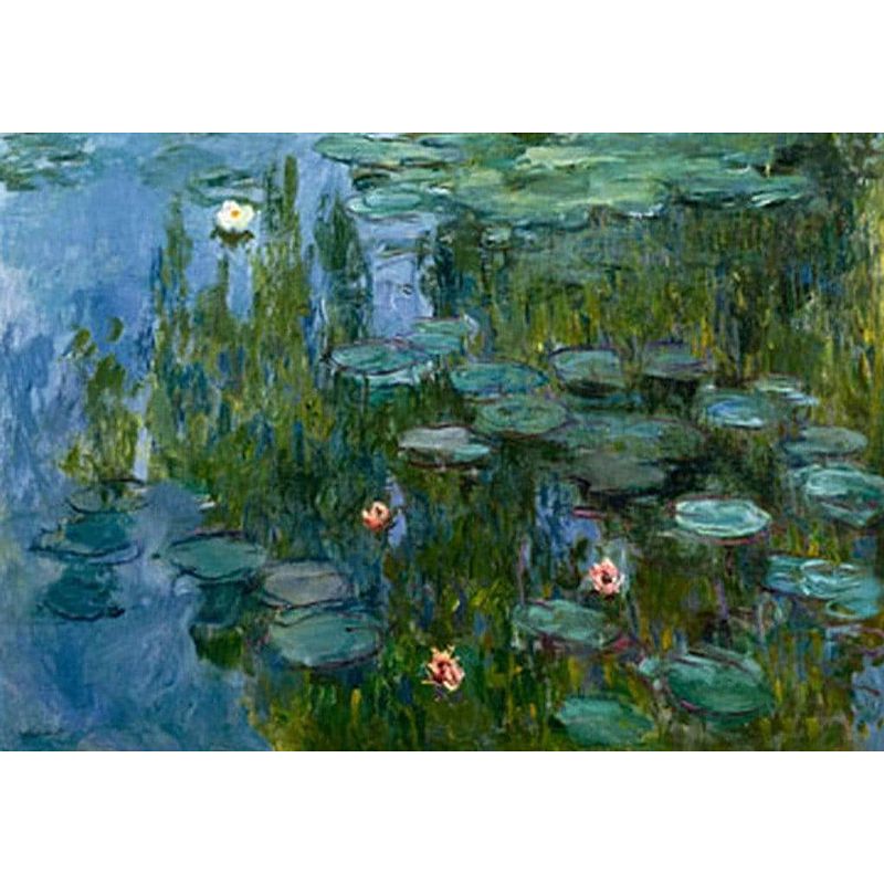 Foto van Claude monet - seerosen kunstdruk 100x70cm