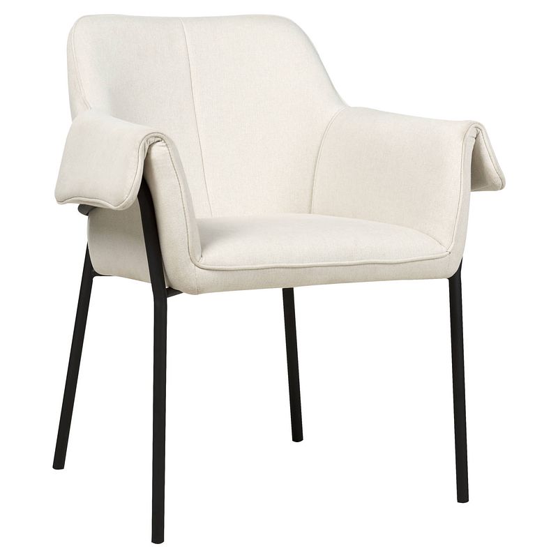 Foto van Beliani arla - fauteuil-wit-polyester