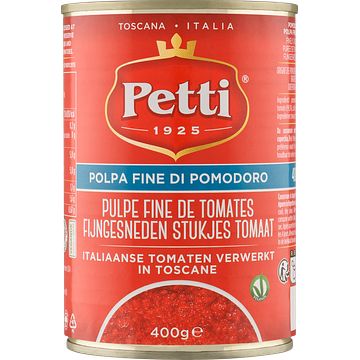 Foto van Petti fijngesneden stukjes tomaat 400g bij jumbo