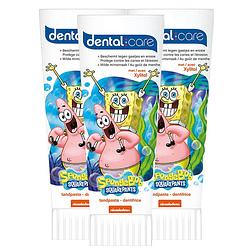 Foto van Dermo care - spongebob - tandpasta - 3 x 75ml - voordeelpack