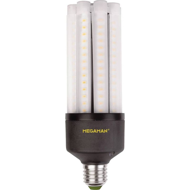 Foto van Megaman mm60824 led-lamp energielabel e (a - g) e27 staaf 35 w = 180 w neutraalwit (ø x l) 63 mm x 188 mm 1 stuk(s)