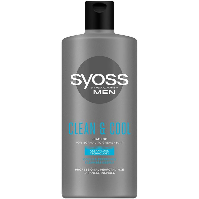 Foto van Mannen clean & cool shampoo shampoo voor normaal en vet haar 440ml