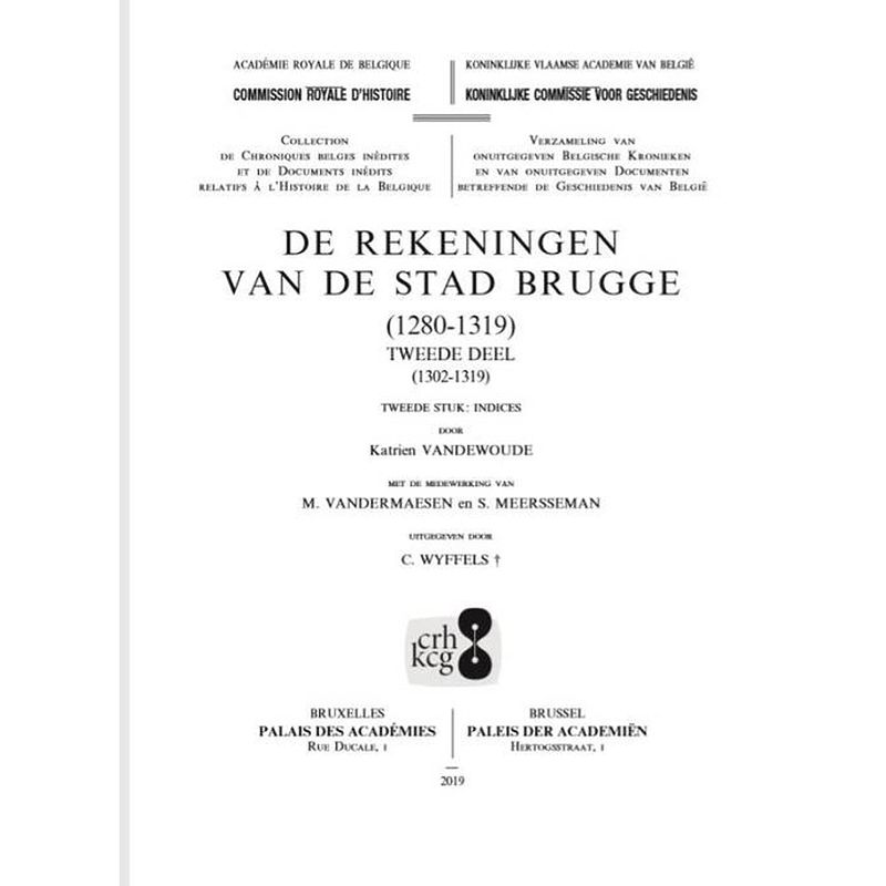 Foto van De rekeningen van de stad brugge (1280-1319)