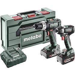 Foto van Metabo bsl+ssd200ltbl 685194000 accu-schroefboormachine, accu-slagmoersleutel 18 v 4 ah li-ion incl. accu, incl. lader