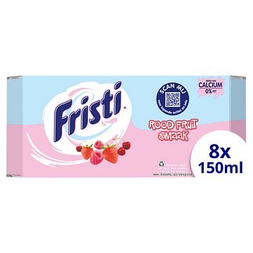 Foto van Fristi rood fruit smaak fridge pack 8 x 150ml bij jumbo