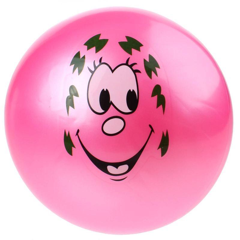 Foto van Johntoy speelbal smiley junior 20 cm roze