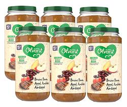 Foto van Olvarit 15m+ bruine bonen appel rundvlees aardappel voordeelverpakking