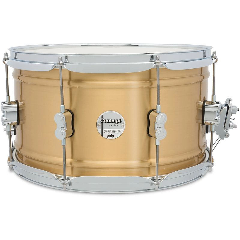 Foto van Pdp drums concept series brushed brass 14 x 8 inch snaredrum