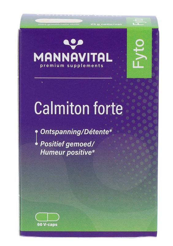 Foto van Mannavital calmiton forte capsules