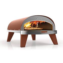 Foto van Ziipa pizza oven piana - gasmodel - met thermometer - terracotta - voor ø 30 cm pizza'ss