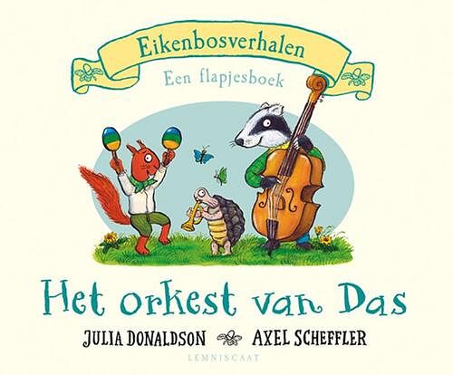 Foto van Het orkest van das - julia donaldson - kartonboekje;kartonboekje (9789047713852)