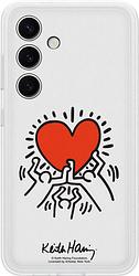 Foto van Samsung galaxy s24 keith haring suit back cover transparant