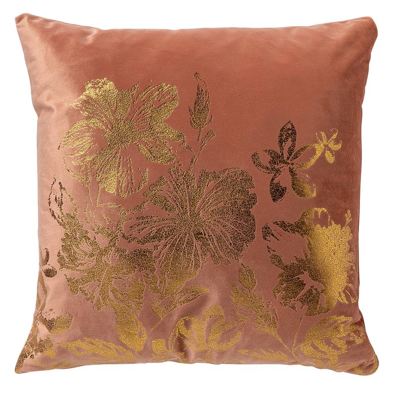 Foto van Dutch decor - lily - kussenhoes 45x45 cm muted clay - roze