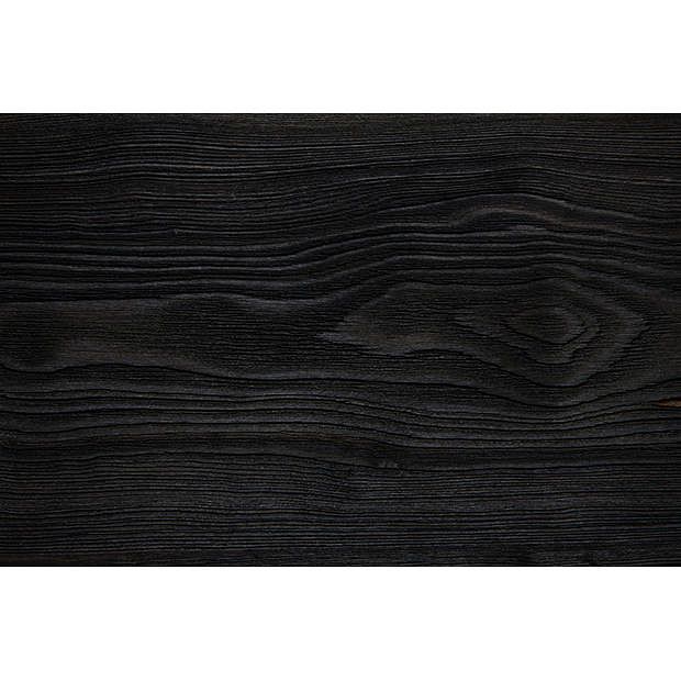 Foto van Spatscherm zwart hout - 100x65 cm