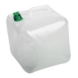 Foto van Kunststof watercontainer/jerrycan opvouwbaar voor drinkwater 15 liter 25 x 25 x 25 cm - jerrycan voor water
