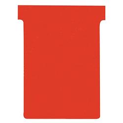 Foto van Nobo t-planbordkaarten index 3, ft 120 x 92 mm, rood