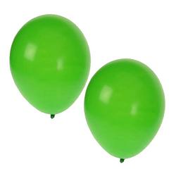 Foto van 25x stuks groene party ballonnen van 27 cm - ballonnen