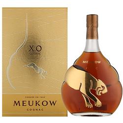 Foto van Meukow xo 70cl cognac + giftbox