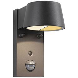 Foto van Paulmann capea 2200k-3000k pir 94714 buitenlamp (wand) led 6 w zwart