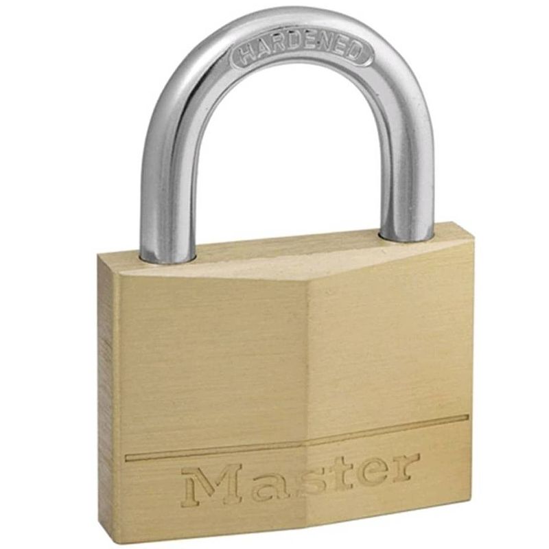 Foto van Master lock hangslot 50 mm massief messing 150eurd