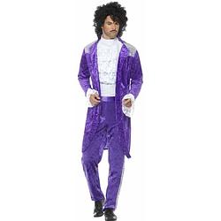 Foto van Prince look-a-like verkleedkleding voor heren 52-54 (l) - carnavalskostuums