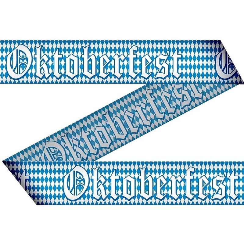 Foto van Oktoberfest/bierfeest markeerlint 15 meter - markeerlinten