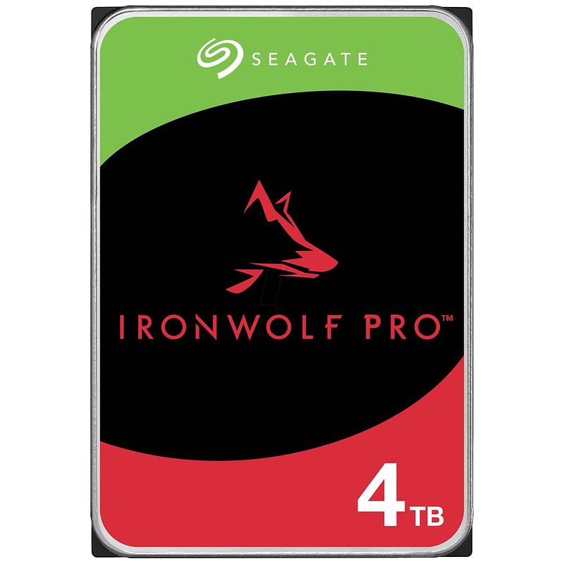 Foto van Seagate ironwolf pro 4 tb harde schijf (3.5 inch) sata 6 gb/s st4000ne001 retail