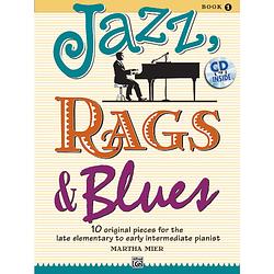 Foto van Alfreds music publishing jazz, rags & blues 1 boek voor piano