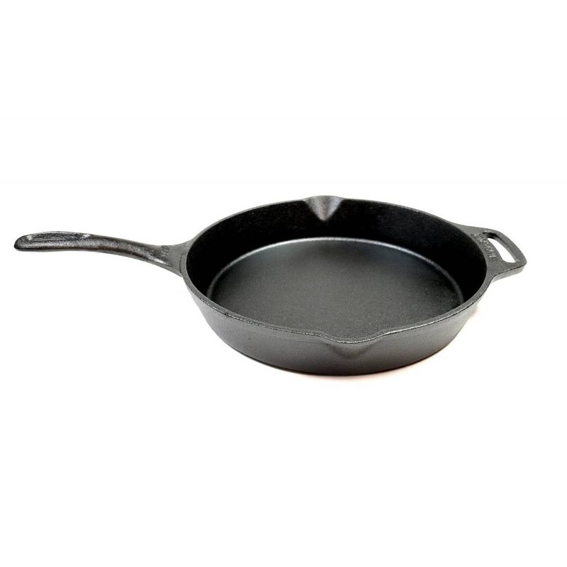 Foto van Valhal outdoor skillet / koekenpan met steel - vh25 - gietijzer, diameter 25cm