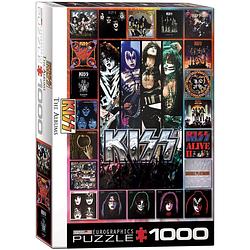 Foto van Eurographics puzzel kiss the albums - 1000 stukjes