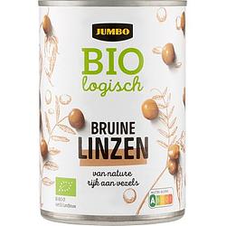 Foto van Jumbo bruine linzen biologisch 400g